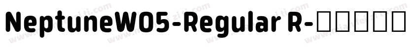 NeptuneW05-Regular R字体转换